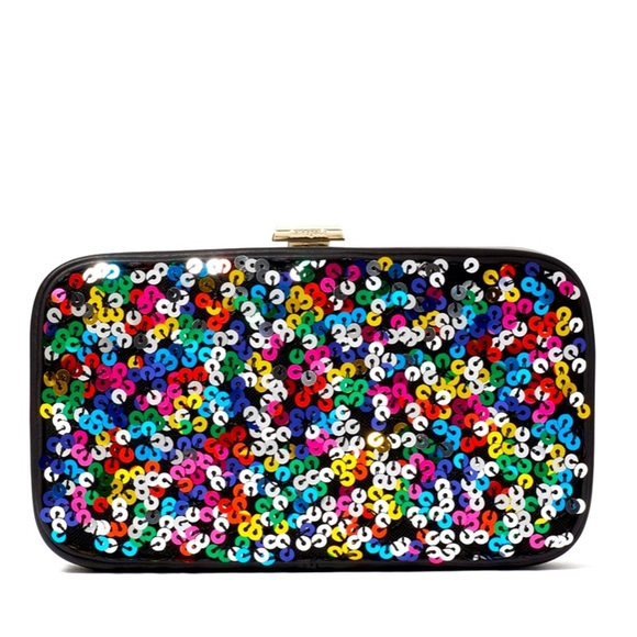 NWT Kate Spade Tonight Crossbody Sequin Clutch
